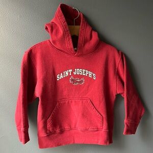🦅St Joseph’s university Sweatshirt size 5T 6T hawks hoodie youth st Joe’s